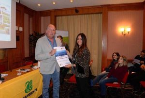 Roma - Publio Cascianelli e Ilaria Bonanomi ricevono il premio