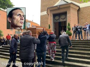Viterbo - Il funerale di Marco Foglietta