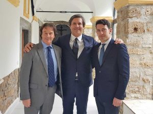 Bagnoregio - Francesco Bigiotti all'inaugurazione della nuova casa di riposo