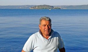 Il presidente pescatore Giuliano Rocchi