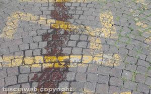 Viterbo - Fuoriuscita liquami in via Calabresi