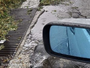 Viterbo - Cassia nord - Forme allagate dalla pioggia