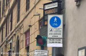Viterbo - Il varco in via Roma