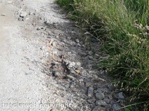 Viterbo - Degrado in strada Salemme