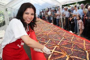 Celleno - La crostata di ciliegie più lunga del mondo