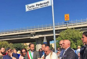 Fontevivo - La via dedicata a Carlo Pedersoli