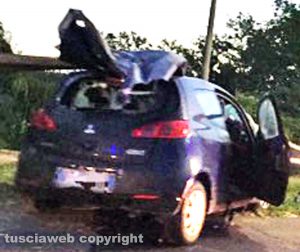 Tuscania - L'incidente sulla Tarquiniese