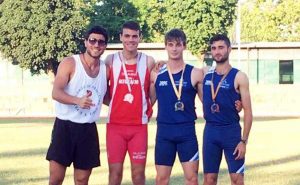 Leonardo Bargas sul podio