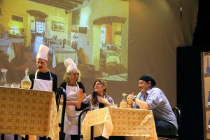 Viterbo - Un momento dello spettacolo "Diversamente uguali"