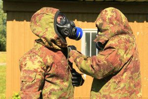 Viterbo - Scuola sottufficiali - Il corso per la difesa chimica, biologica, radiologica e nucleare