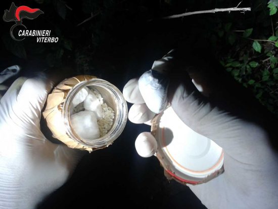 Viterbo - Carabinieri - Operazione Underground - La droga sequestrata
