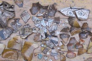 Viterbo - Le scoperte archeologiche, frammenti di Celleno