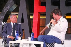 Ezio Mauro e Filippo Rossi a Caffeina