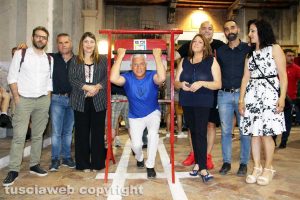 Viterbo - La prova di portata dei facchini