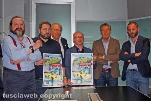 Viterbo - La presentazione della cronoscalata Lago Montefiascone