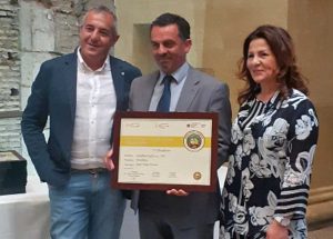 Roma - La premiazione per il caseificio Cioffi