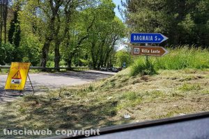 Viterbo - Il bivio per Canepina - Com’è adesso