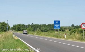 Montefiascone - L'autovelox alla Commenda