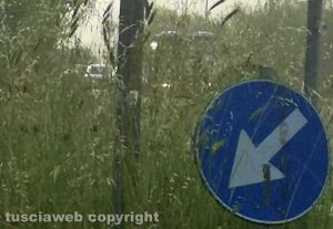 Viterbo - L'uscita della superstrada - Strada Bagni
