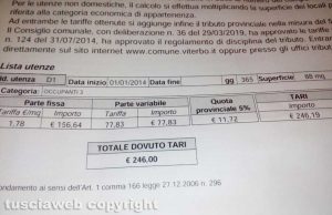 Comune di Viterbo - Tassa sui rifiuti