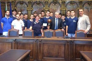 Sport - Pallacanestro - Stella azzurra - I campioni regionali dell'under 15 premiati dal sindaco