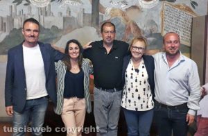 Alessandro Giulivi e i suoi quattro assessori