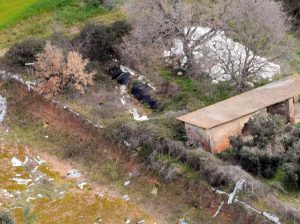 L'intervento della finanza nel terreno a Montalto di Castro