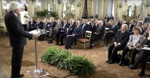 Roma - Patrizia Badini (Ail Viterbo) all’incontro con il capo dello Stato Sergio Mattarella