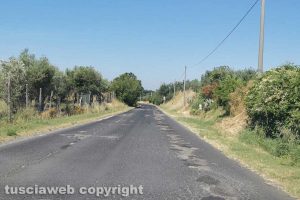 Vetralla - Buche in via Foro Cassio