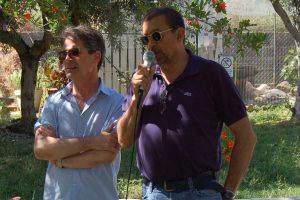 Tarquinia - Alessandro Giulivi in visita a Semi di pace