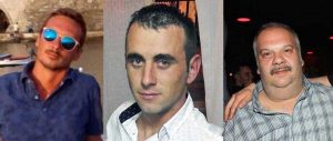 Marco Trappetti, Botan Dumitru e Riccardo Carinella