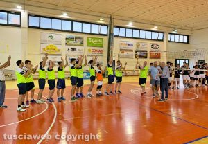 Sport - Volley - Finale provinciale Seconda divisione - La premiazione della Scp Orte