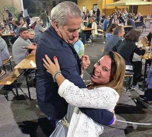 Passo a due di tango con Arena e Lotti