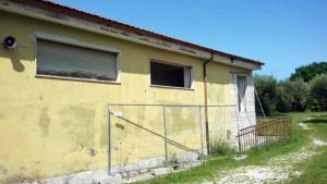 Gli spogliatoi del campo scuola