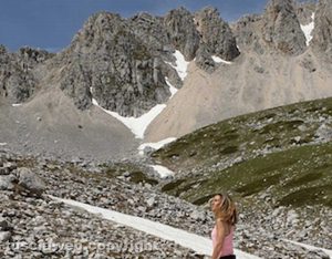 Rieti - Neve di giugno sul monte Terminillo