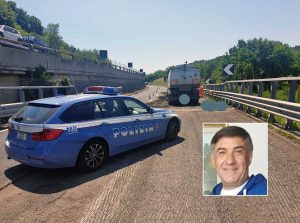 Terni - Incidente sul lavoro - Nel riquadro Sandro Bacci