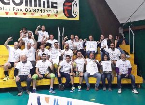 Sport - Volley - La festa del Tarquinia promosso in serie C