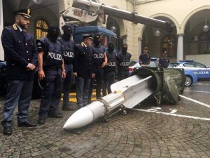 Pavia - Il missile dell'arsenale neonazista