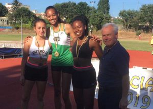 Atletica leggera - Merli premia le velociste