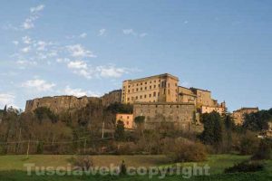 Una panoramica di Bomarzo