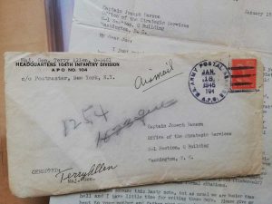 La corrispondenza tra Joseph Dawson e Terry Allen