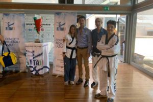 Sport - Arti marziali - Sara Popovici e Francesco Ferri agli esami regionali di taekwondo