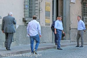 Sport - Calcio - Viterbese - Piero Camilli e i suoi figli dal notaio