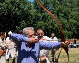 Viterbo - Ludika 2019 - Giovanni Arena tira con l'arco