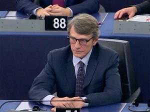 David Sassoli presidente del parlamento europeo
