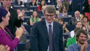 David Sassoli eletto presidente del parlamento europeo