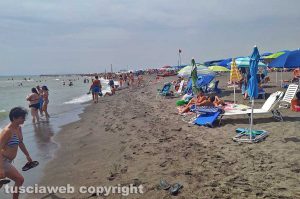 La spiaggia di Montalto di Castro