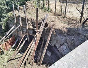 Civita Castellana - Ripulita la porta urbica