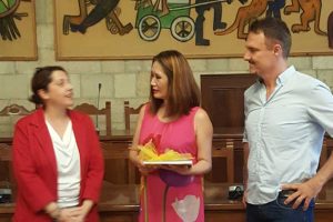 Lu Ye in visita a Tarquinia