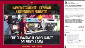 Virginia Raggi - Dipendenti Ama licenziati